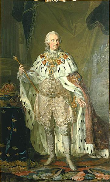 Lorens Pasch the Younger Portrait of Adolf Frederick, King of Sweden (1710-1771) in coronation robes Spain oil painting art
